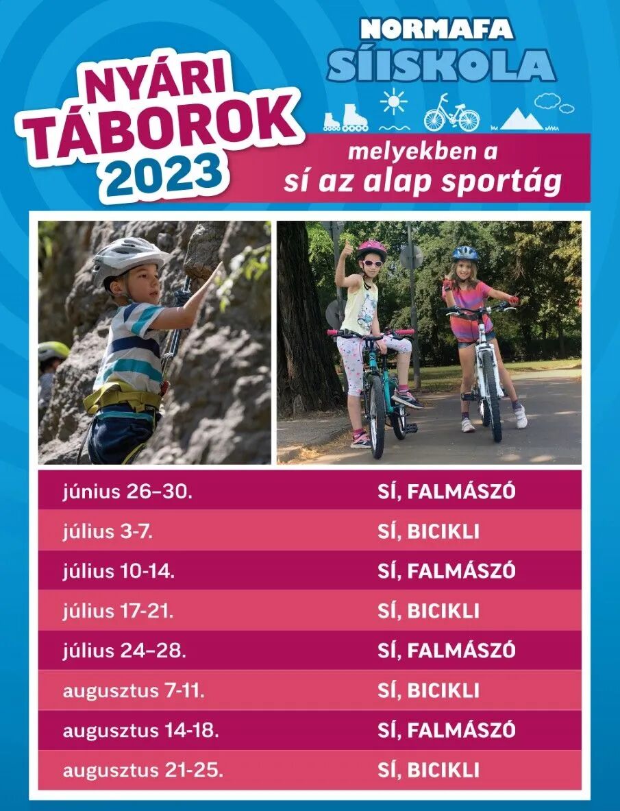 Napközis táborok Normafán